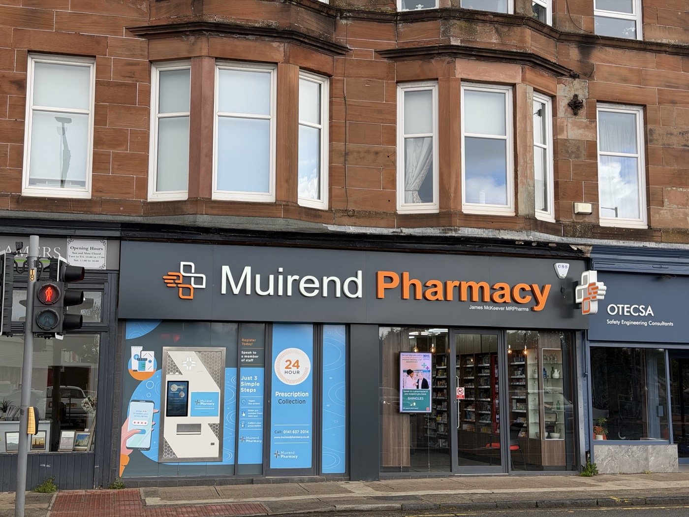 Muirend Pharmacy at 521–523 Clarkston Road, Glasgow